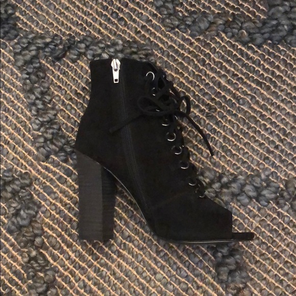 Steve Madden Open Toed Booties - Picture 3 of 6